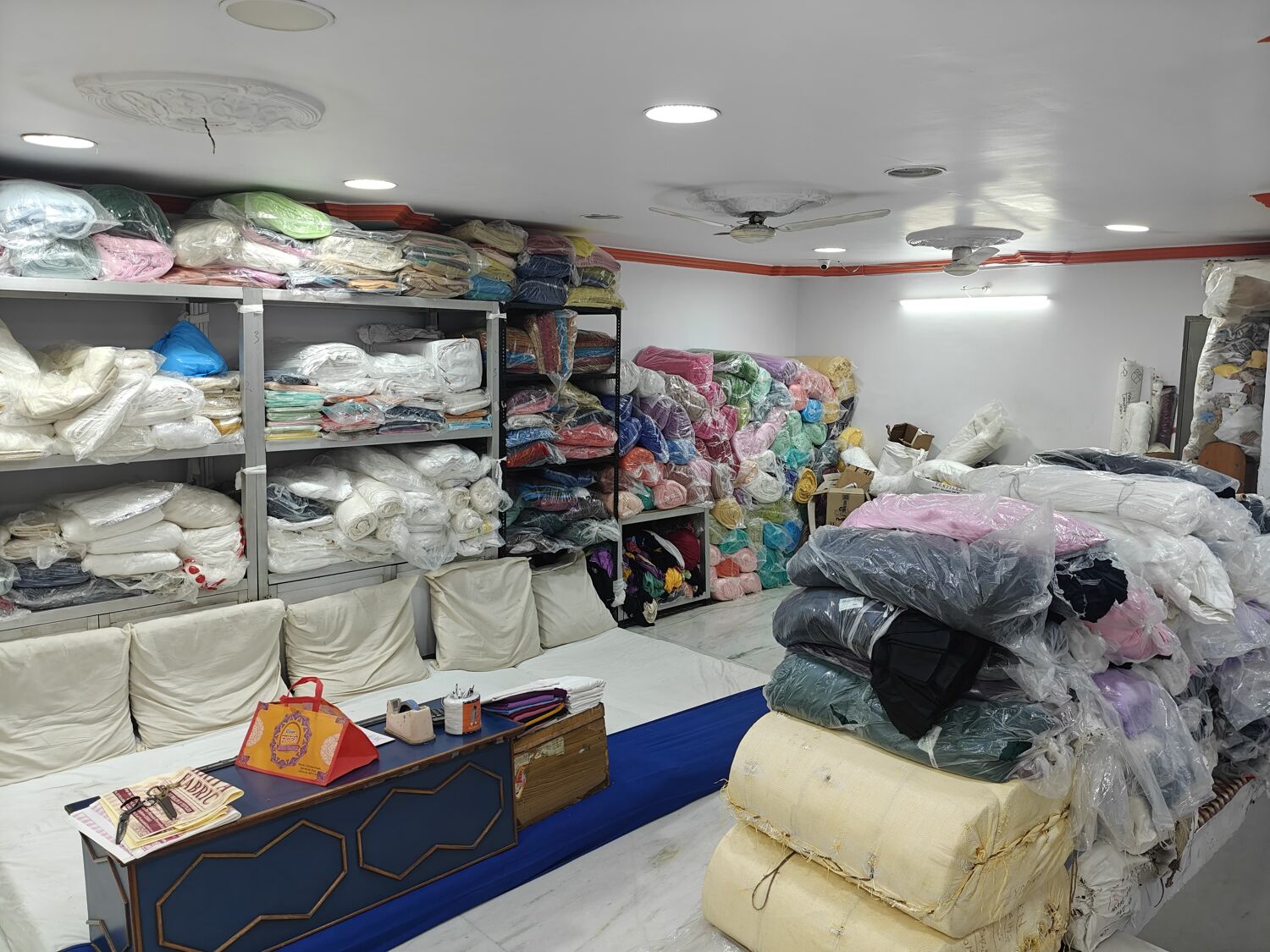 Inside View of Kripa Fabric Shop